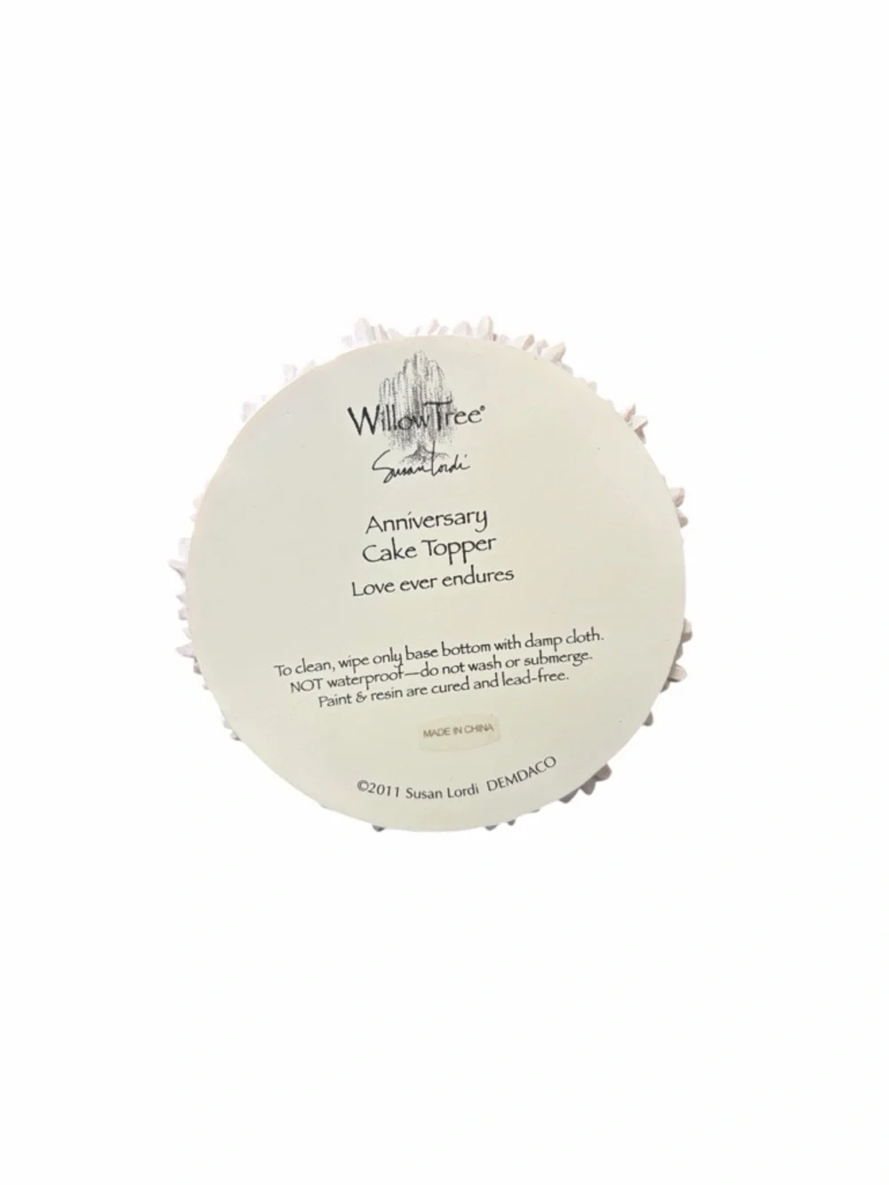 New Willow Tree Anniversary Cake Topper - Love Ever Endures 2011
